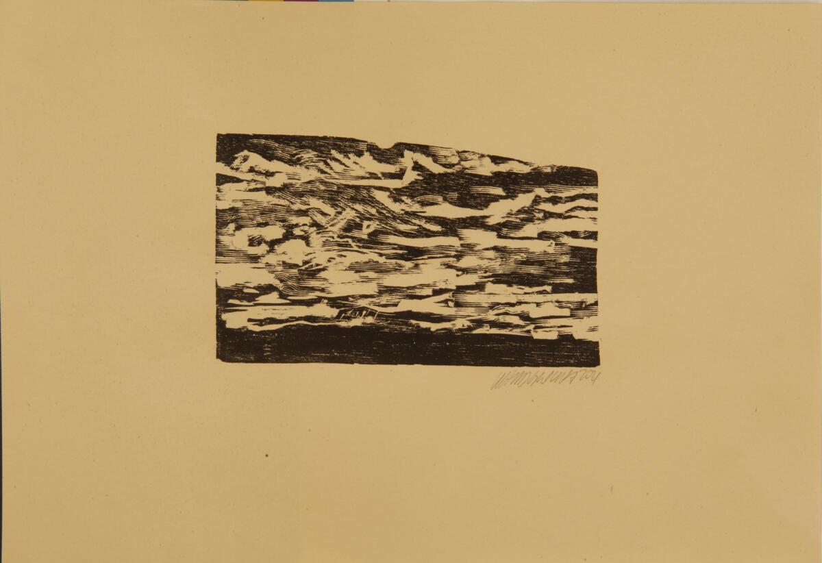Xilogravura - Sem Título - 15,2x9,2 cm